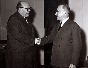 Paul-Henri Spaak et Jean Monnet