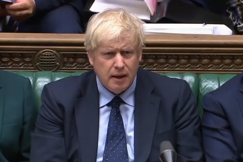 Boris Johnson sous le feu parlementaire, le 3 septembre 2019 à la Chambre des communes - Crédits : Capture d'écran / UK Parliament