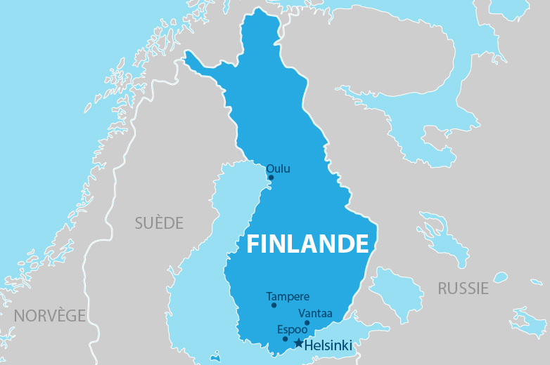 finlande carte du monde