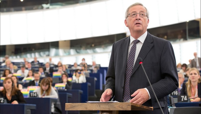 Jean-Claude Juncker, lors du vote de confiance du Parlement européen en juillet 2014