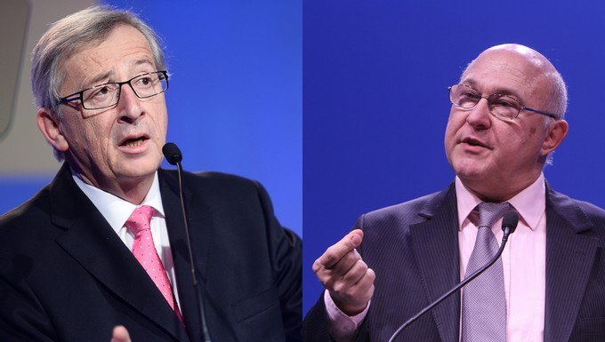Jean-Claude Juncker et Michel Sapin
