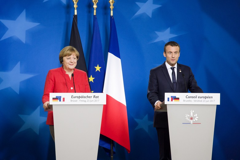 Angela Merkel et Emmanuel Macron