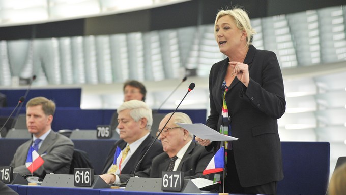 Marine Le Pen (c) parlement européen