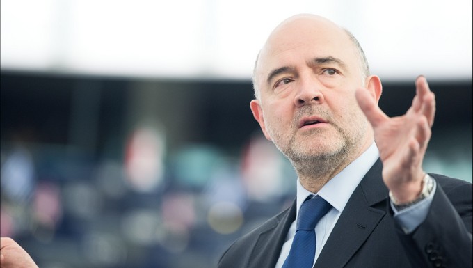 Pierre Moscovici, le 12 avril à Strasbourg