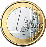 Pièce 1 euro - avant élargissement