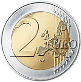 Pièce 2 euros - avant élargissement