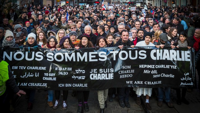 Manifestations de soutien à Charlie Hebdo, 11 janvier 2015