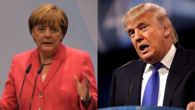 Angela Merkel-Donald Trump