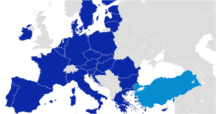 Carte Union européenne - Turquie