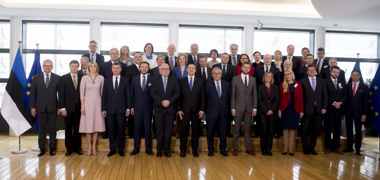 Jean-Claude Juncker et le Collège des Commissaires européens 