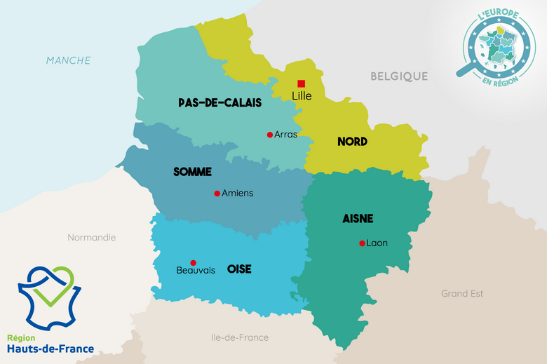 L'Europe en région : Hauts-de-France