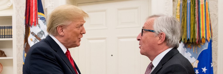 Donald Trump et Jean-Claude Juncker