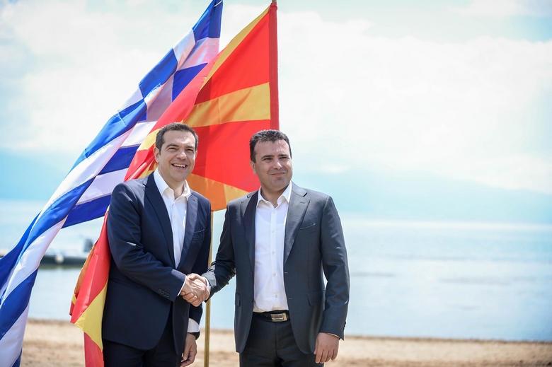 Zoran Zaev et Alexis Tsipras