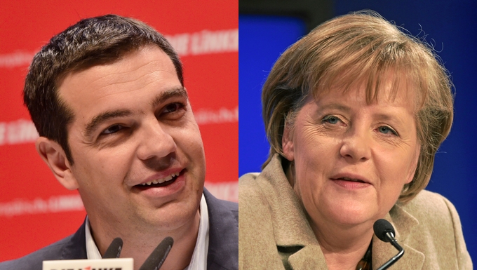 Alexis Tsipras - Angela Merkel