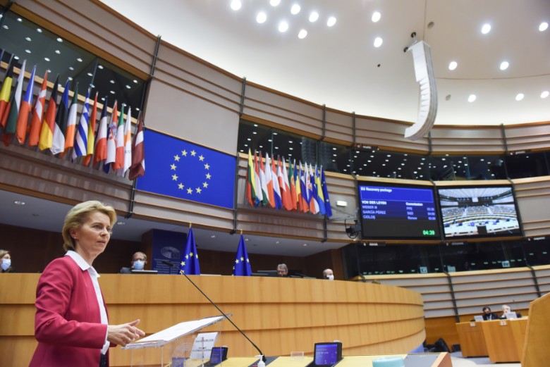 Mercredi 27 mai, la présidente de la Commission européenne Ursula von der Leyen a dévoilé au Parlement européen un plan de relance ambitieux 