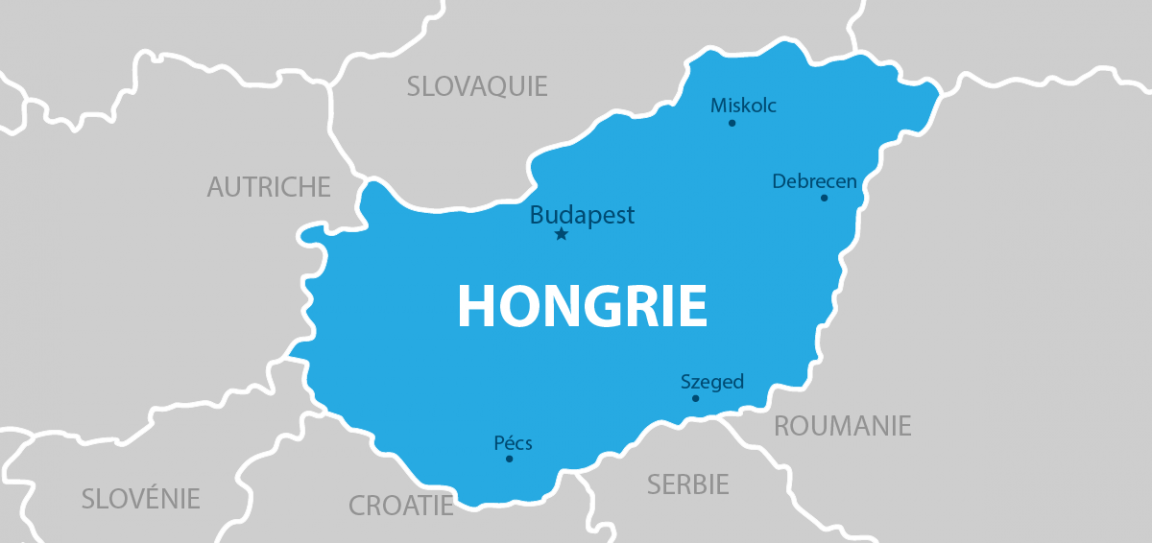 Hongrie carte géographique