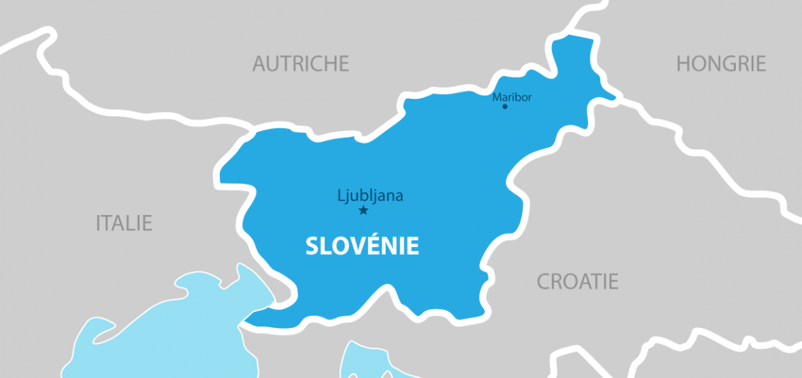 Slovénie carte géographique