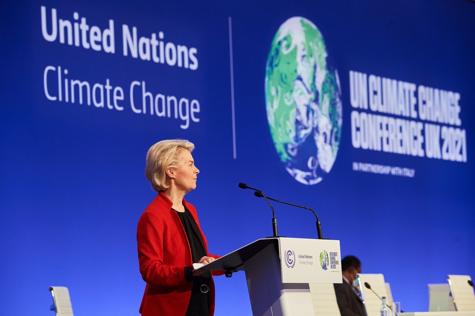 Lors de la COP 26, Ursula von der Leyen a incarné l'investissement de l'Europe dans une série d'accords en faveur de la protection du climat