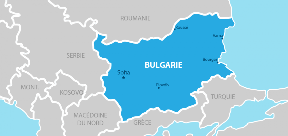 Bulgarie Carte géographique