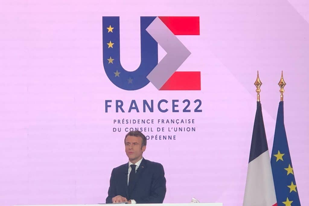 Emmanuel Macron, présidence française du Conseil de l'UE