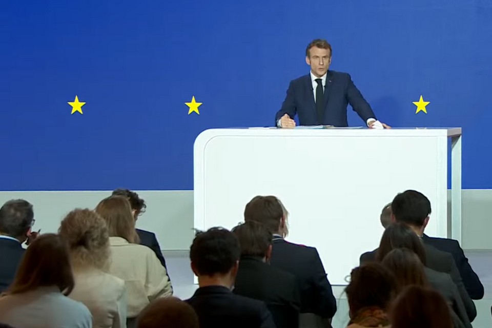 Devant des journalistes français et étrangers, Emmanuel Macron a présenté les priorités de la présidence française du conseil de l'UE