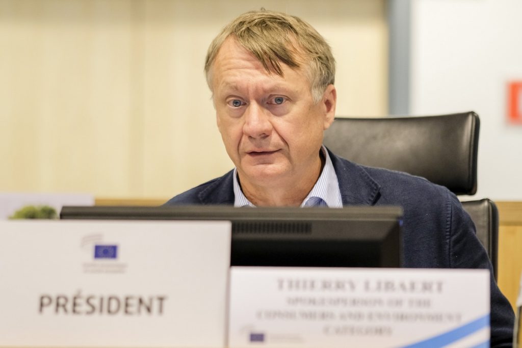 Membre du Comité économique et social européen (CESE) depuis 2010, Thierry Libaert y est co-président de la catégorie Consommateurs et Environnement