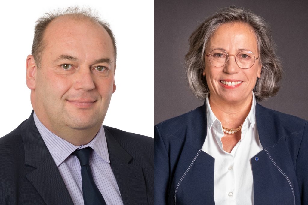 Jean-François Rapin (à gauche) et Sabine Thillaye (à droite) président les commissions des Affaires européennes du Sénat et de l’Assemblée nationale - Crédits : Sénat | ACBarbier / MoDem