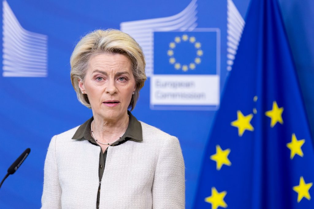 Ursula von der Leyen a annoncé une série de mesures destinées à sanctionner la Russie