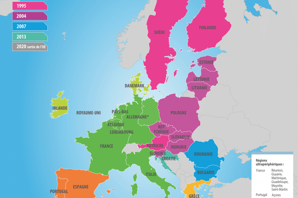 Elargissements de l'Union européenne : histoire et processus d'adhésion
