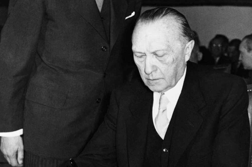 Biographie du chancelier allemand Konrad Adenauer
