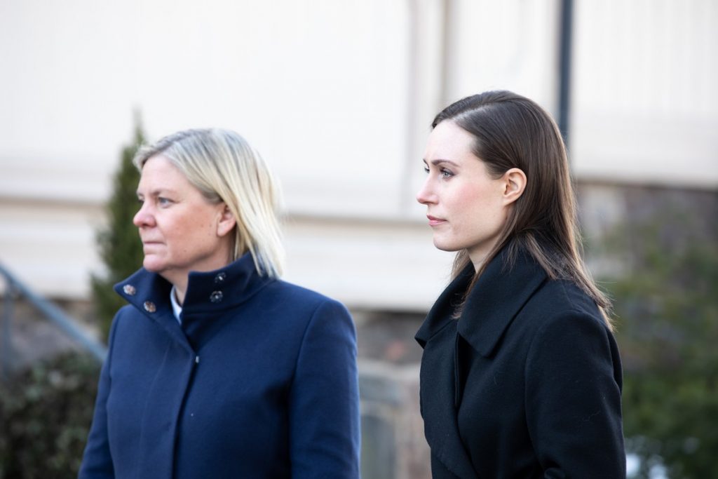 Les Premières ministres suédoise (Magdalena Andersson) et finlandaise (Sanna Marin) affichent une certaine unité depuis le début de la guerre en Ukraine - Crédits : Finnish Government / Flickr CC BY 2.0
