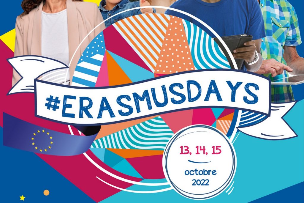 Les #ErasmusDays 2021 ont lieu les 13, 14 et 15 octobre 2022 - Crédits : Erasmus+