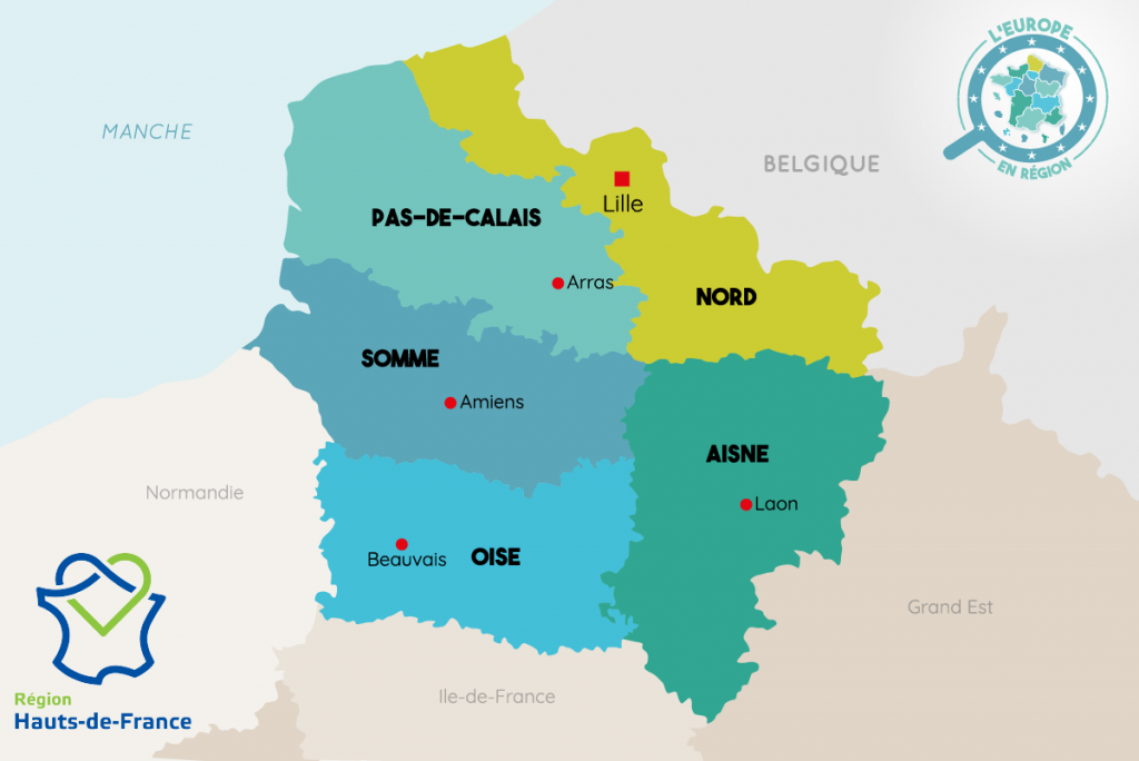 L'Europe en région : Hauts-de-France