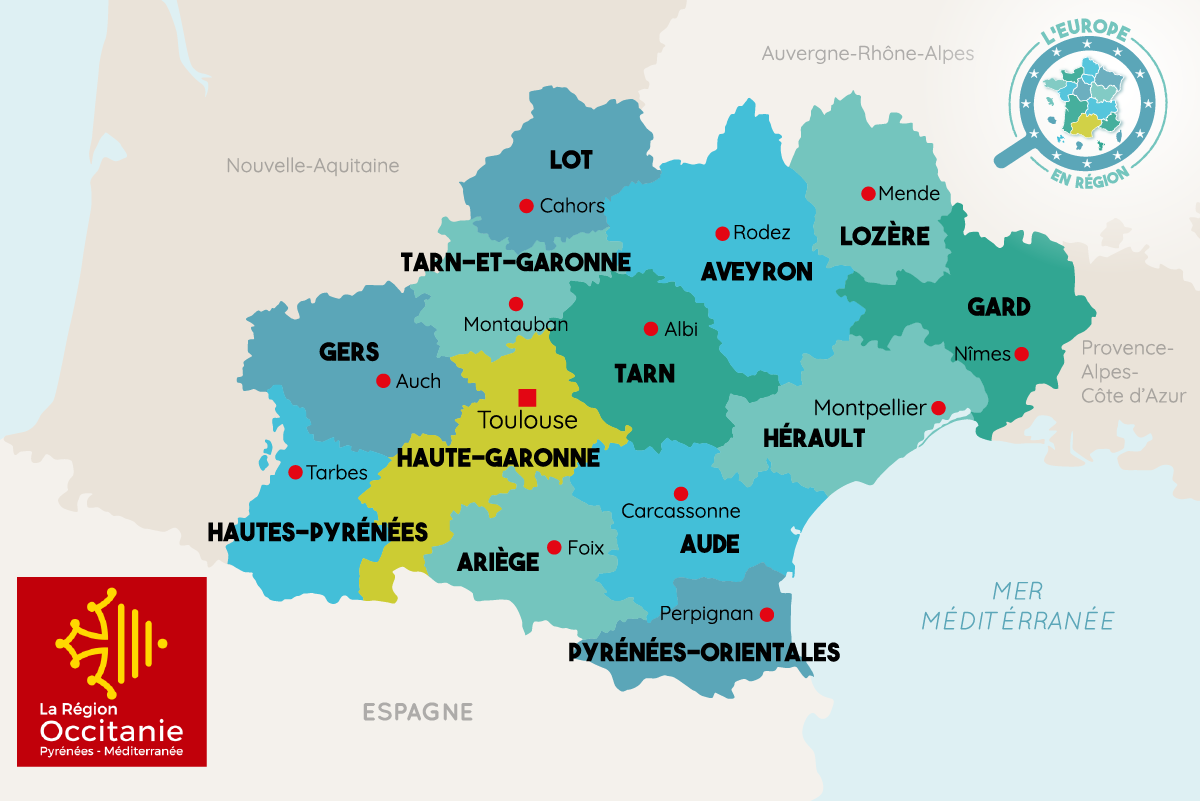 Présentation 96+ imagen carte jeune région occitanie - fr.thptnganamst ...