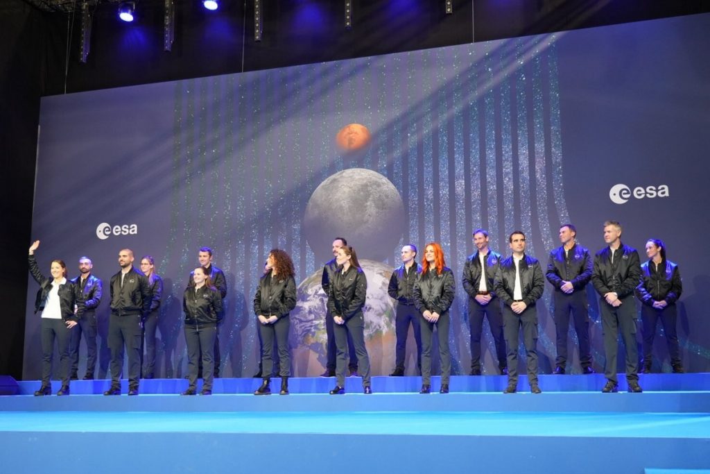 L'Agence spatiale européenne a également dévoilé la nouvelle promotion des astronautes européens