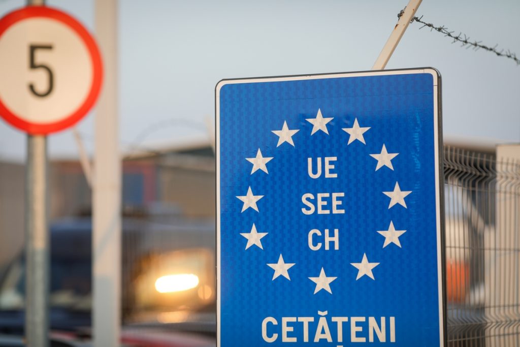 La Roumanie (ici à la frontière) est l'un des seuls Etats membres de l'Union européenne à ne pas faire partie de Schengen, avec la Bulgarie, Chypre et l'Irlande