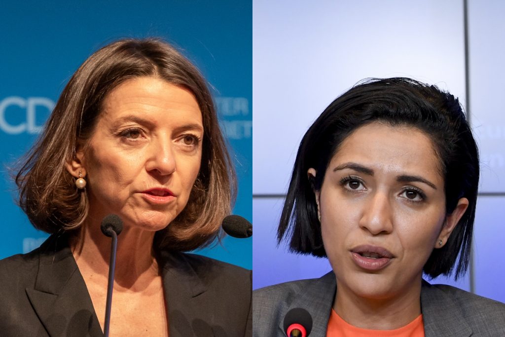 "Sans l’Union européenne, notre quotidien serait bien différent", rappellent Laurence Boone, (à gauche) et Sarah El Haïry - Crédits : Victor Tonelli / Flickr OCDE CC BY-NC 2.0 | Conseil de l'UE
