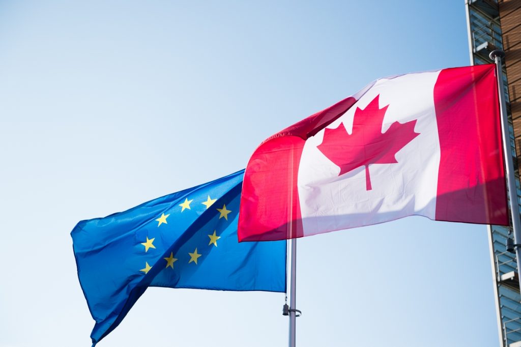 L'accord entre l'UE et le Canada n'est pas entré complètement en vigueur