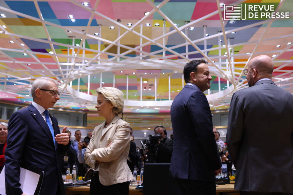Jeudi soir, les discussions au Conseil européen sur le sujet d'Israël et de Gaza ont duré près de cinq heures - Crédits : Conseil européen