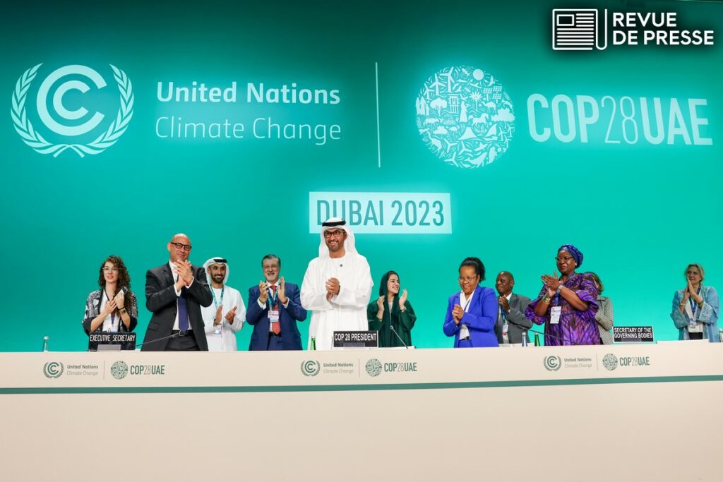 Organisée à Dubaï, la 28e COP a réuni 195 pays pour discuter de l'avenir du climat de la transition écologique – Crédits : UNFCCC / Flickr