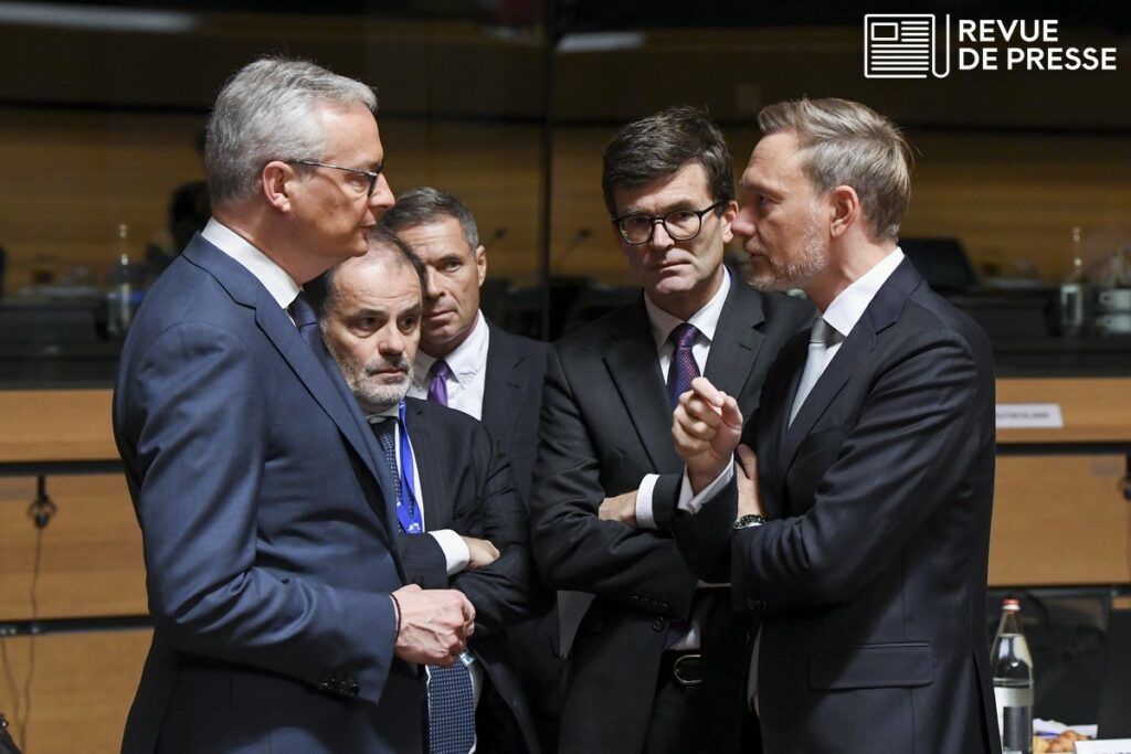 Lé négociations opposent notamment la France et l'Allemagne, à l'image de leurs ministres des finances Bruno Le Maire et Christian Lindner - Crédits : Union européenne