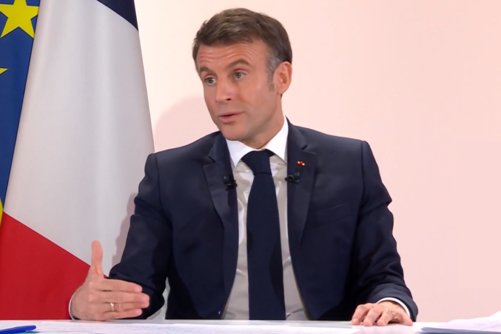 Lors de sa conférence de presse, Emmanuel Macron martèle le principe d'une Europe forte