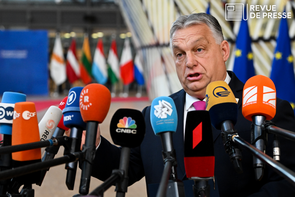 A la veille d'un sommet des Vingt-Sept, l'Union européenne et la Hongrie s'écharpent sur l'aide à l'Ukraine