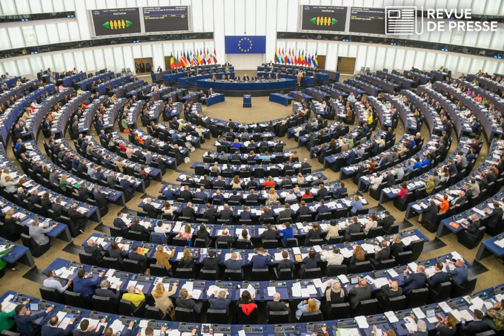 Selon l'étude de l'ECFR, le groupe Identité et Démocratie (ID) pourrait devenir la troisième force politique au Parlement européen à l'issue des élections de juin - Crédits : Philippe STIRNWEISS / Parlement européen