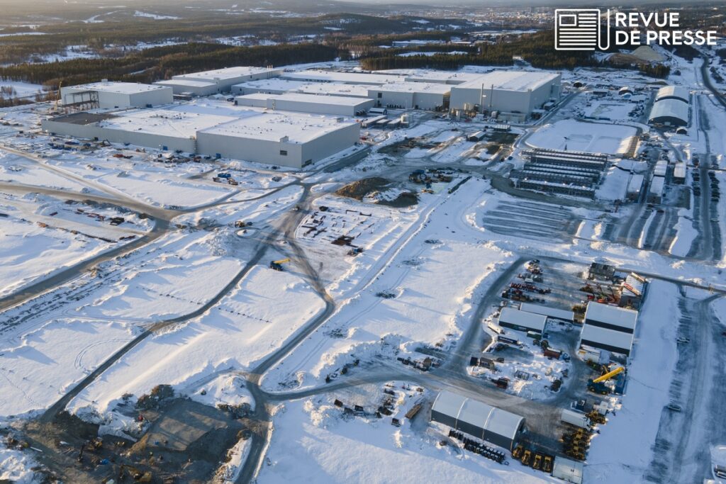 La première usine de batteries de Northvolt se situe à Skellefteå, en Suède