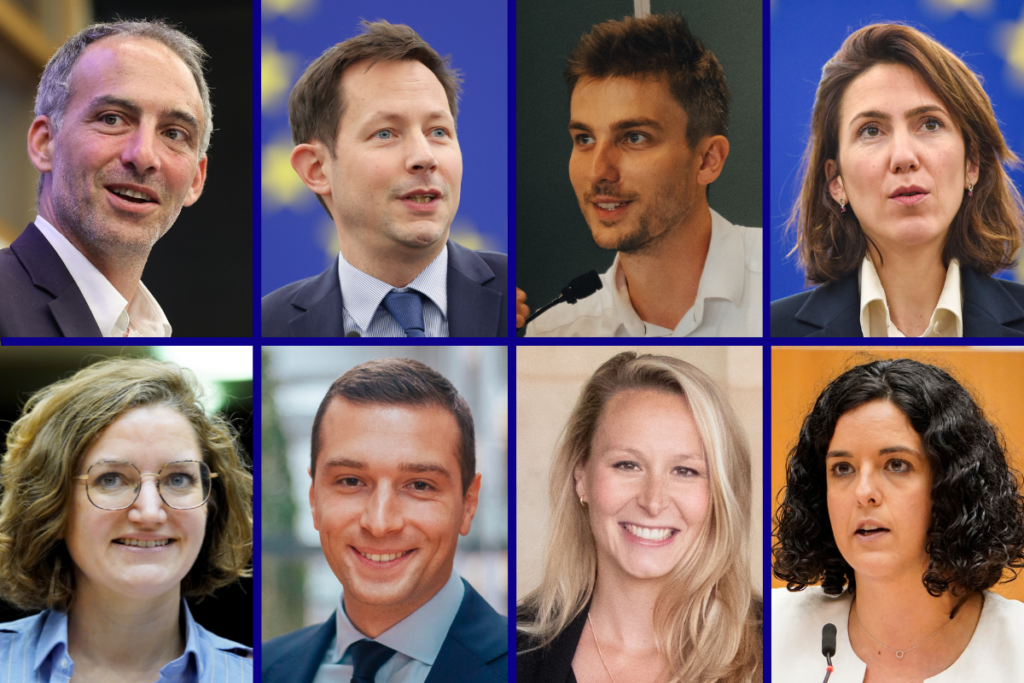 Elections européennes 2024 : les candidats têtes de liste en France