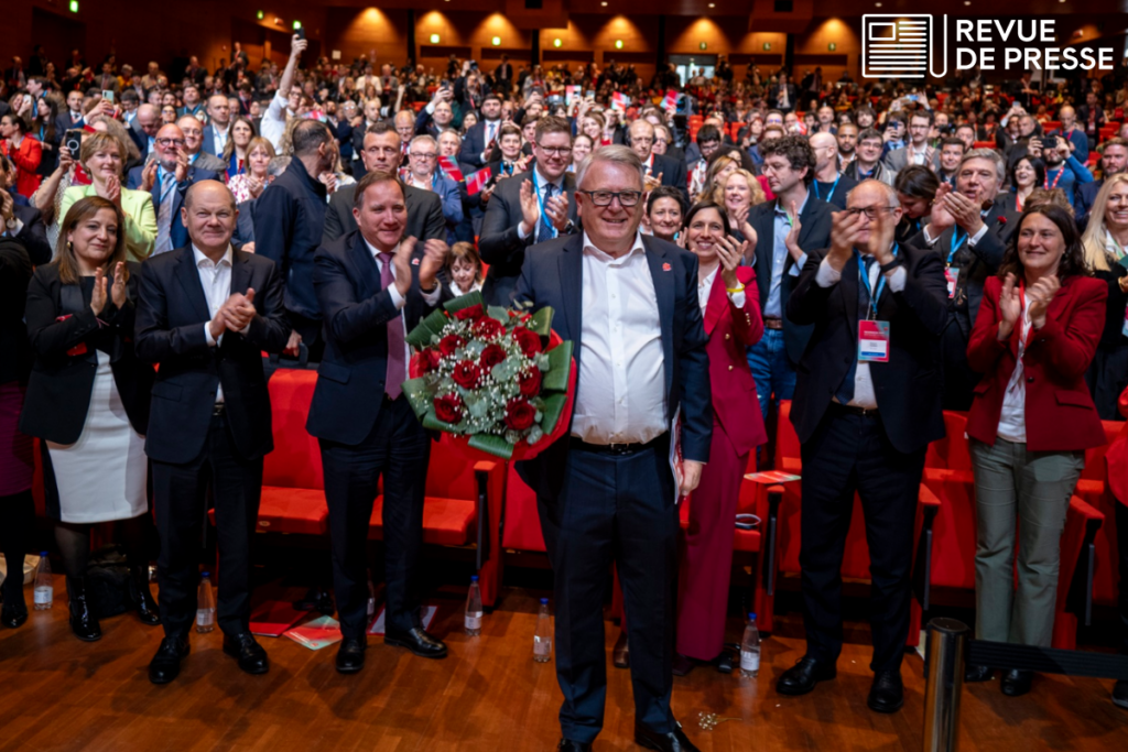 Nicolas Schmit (au centre) est commissaire européen à l'Emploi et aux Droits sociaux depuis 2019 - Crédits : compte X du Parti socialiste européen