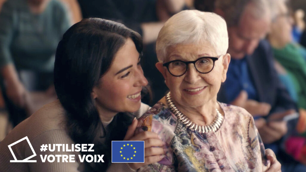 Campagne du Parlement européen pour inciter au vote lors des élections européennes de juin 2024