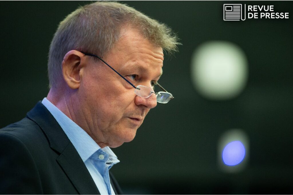 L'eurodéputé allemand Markus Pieper (ici en 2023) regrette l'opposition à sa nomination du commissaire européen au Marché intérieur Thierry Breton, dont il juge la motivation "partisane" - Crédits : Parlement européen