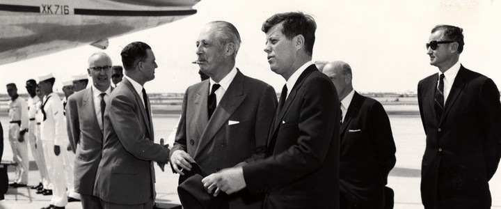 Harold Macmillan avec John F. Kennedy  1961